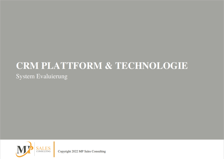 CRM Beratung - CRM Plattform und Technologie