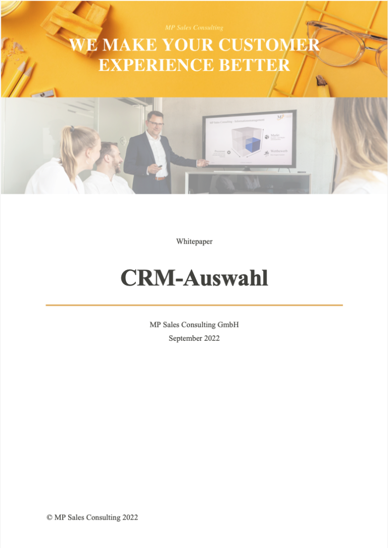CRM Beratung - Whitepaper CRM-Auswahl